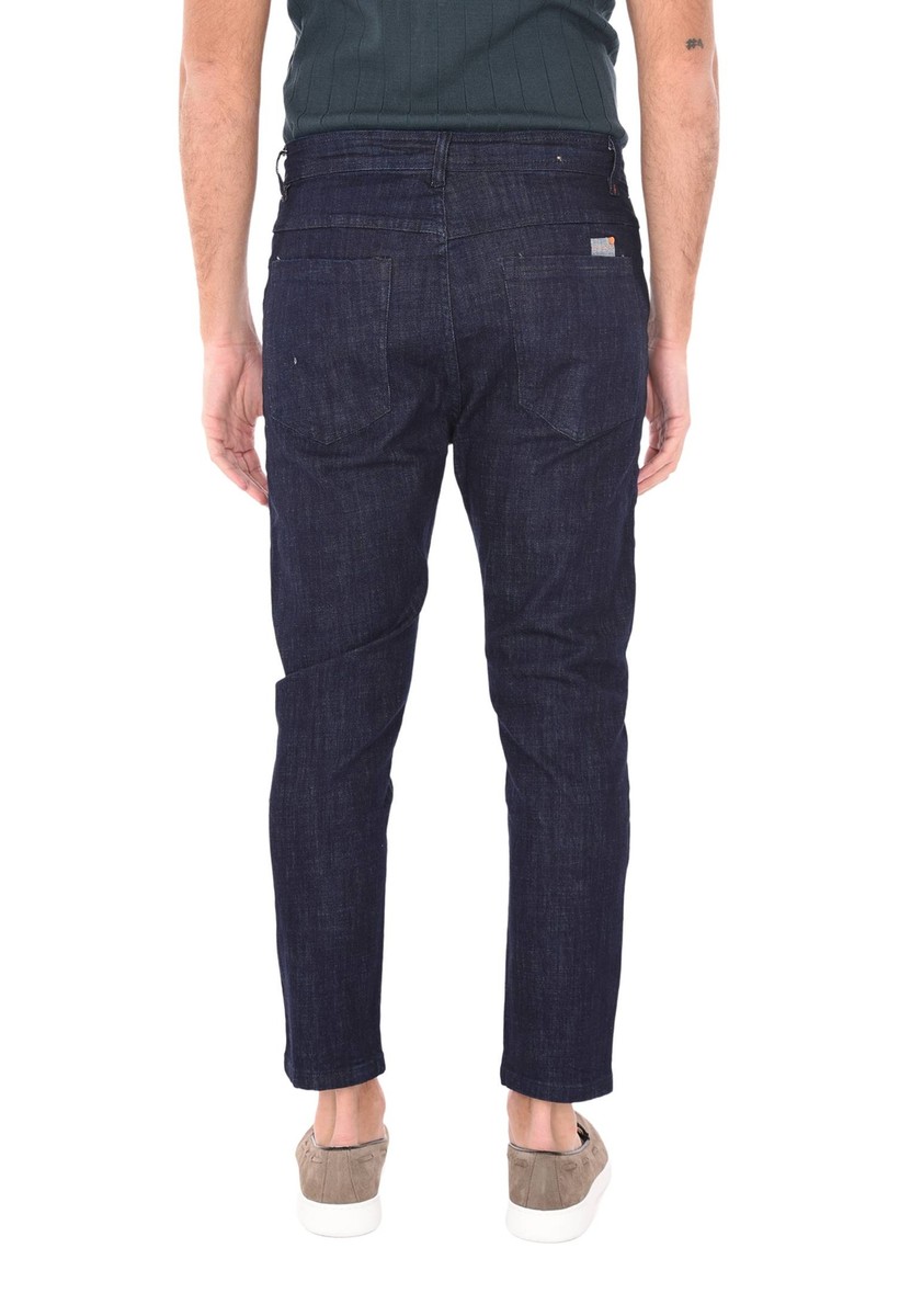 Ciabalù Jeans Uomo Regular Fit Elasticizzato - Made In Italy - Cotone Denim Con Tasca America - Taglie 44-64 - 2