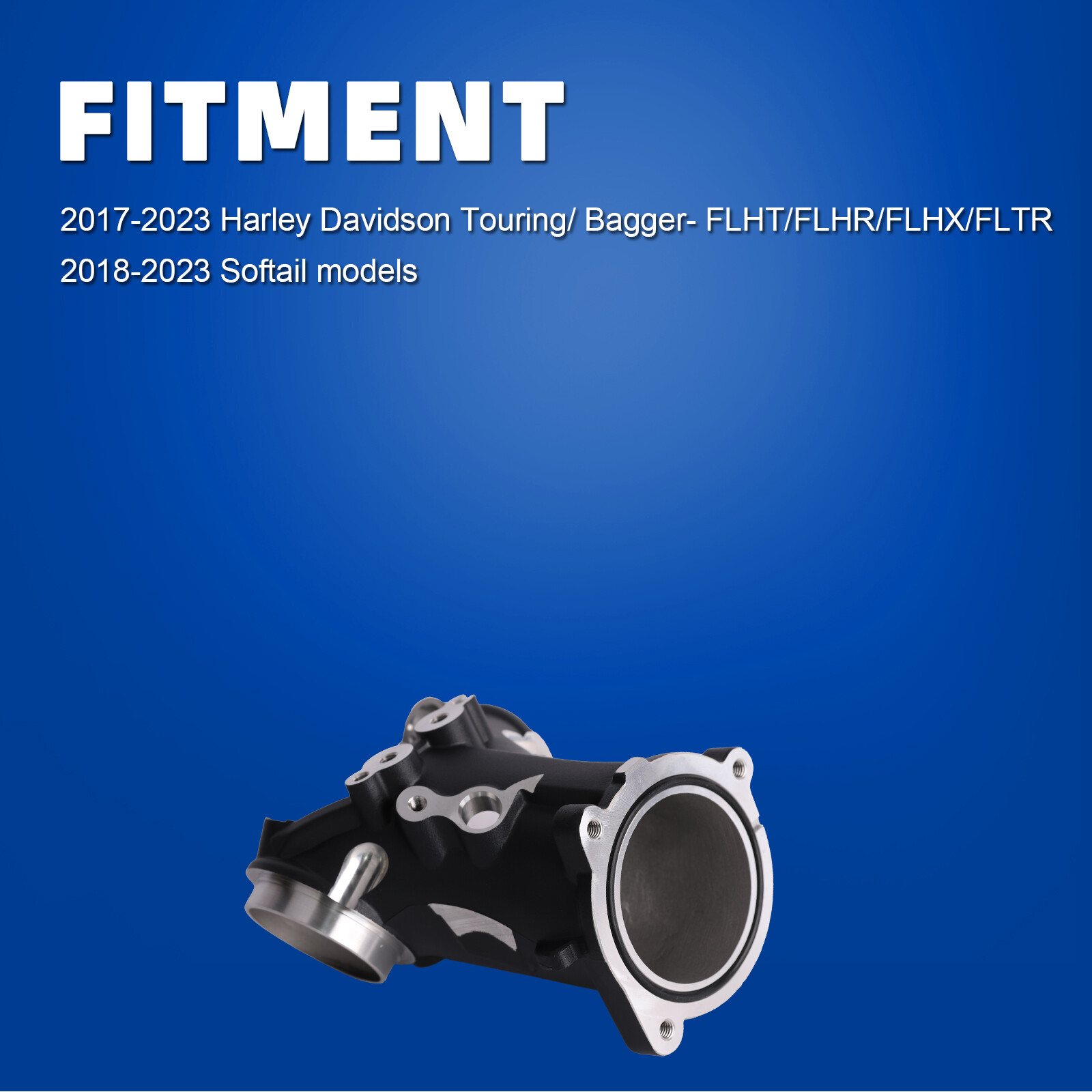 55MM Intake Manifold for Harley Davidson 17-23 Touring Bagger 18-23 Softail
