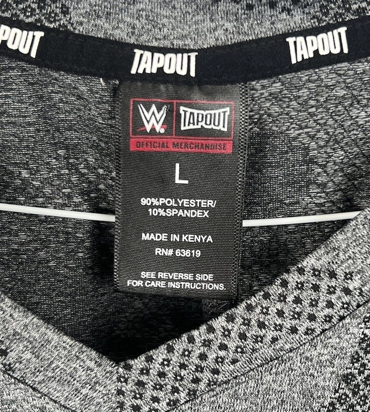 Camisa Tapout Mujer Grande Negra Gris Camuflada MMA Lucha Camiseta Y2K Foto 3 de 4