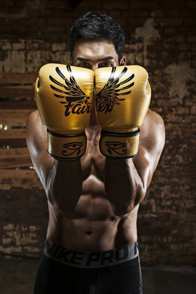 Genuine Fairtex New Limited Edition Falcon Boxing Gloves Genuine Leather