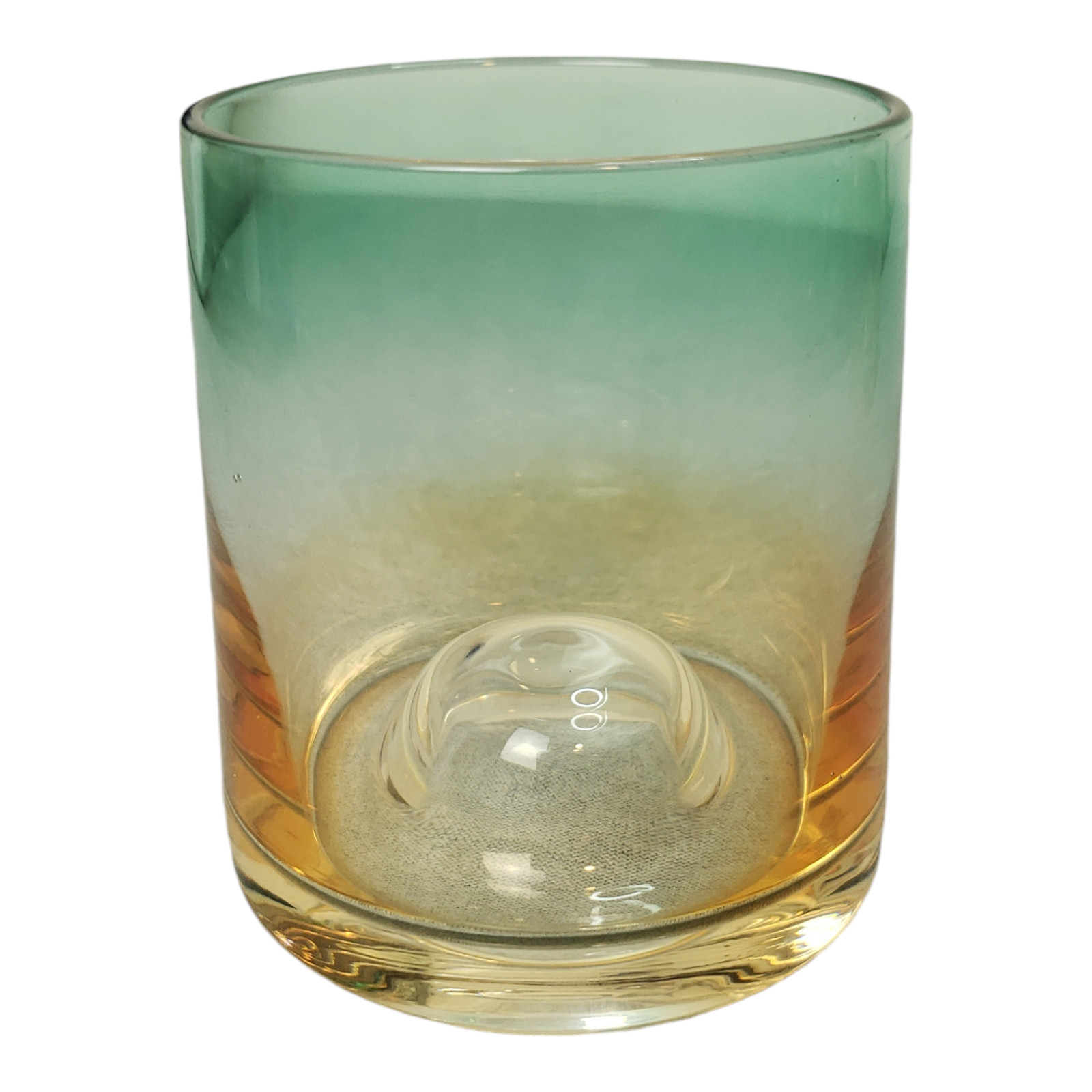 5pcs Glass Water Carafe w/ 4 Tea Cups Set Colorful Ombre Designer 