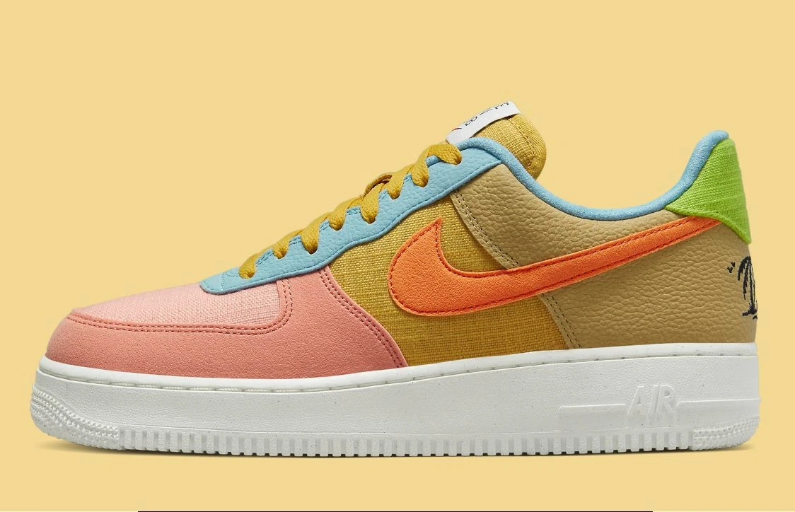 PS) Nike Air Force 1 Low '07 LV8 Next Nature 'Sun Club - Multi' DM100 -  KICKS CREW