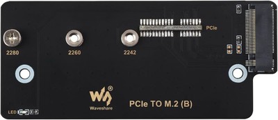 PCIe to M.2 Adapter (B), Supports NVMe Protocol M.2 Solid State Drive,