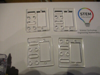 4 PAK Makeblock Servo  BRACKET SET*****   SERVOS NOT INCLUDED  **  SEE PICS