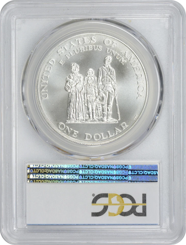 1998-S Black Patriot Crispus Attucks Commem Dollar MS70 PCGS Mint State 70 - Image 2 of 2