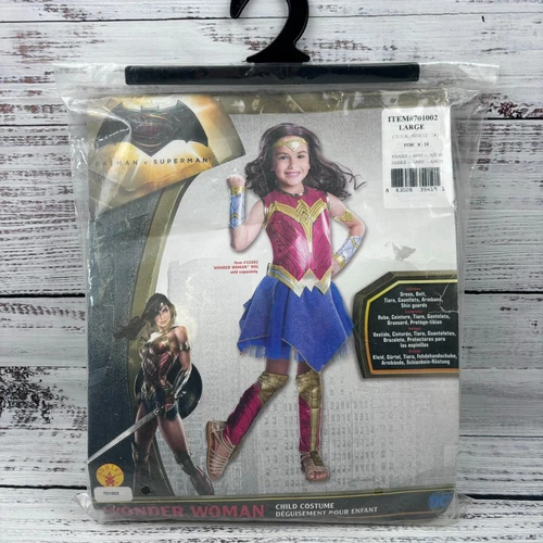 Ruble's Wonder Woman Super Hero #32692 Halloween Costume Size Large 12-14