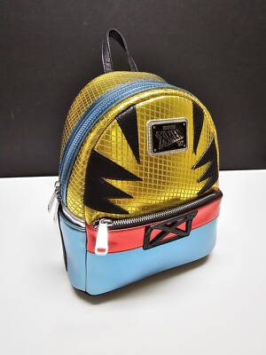 NWT Loungefly Marvel X-Men  97 Wolverine Metallic Shine Cosplay Mini Backpack