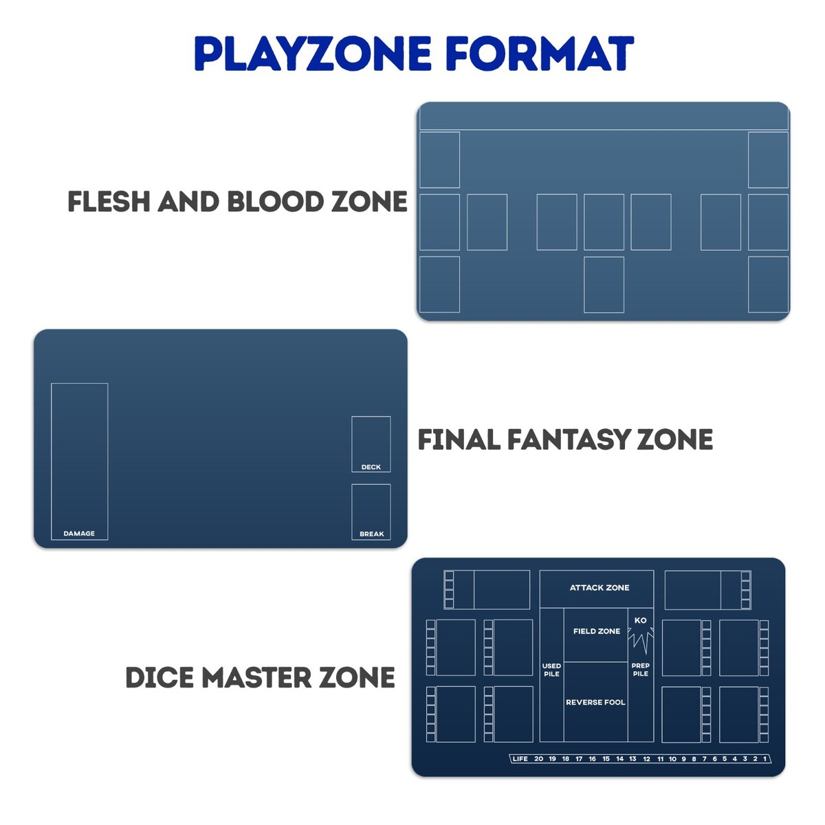 Nine-Lives Familiar Playmat and Mousepad | 24x14 | Non Slip Nine-Lives Familiar Playmat and Mousepad | 24x14 | Non Slip