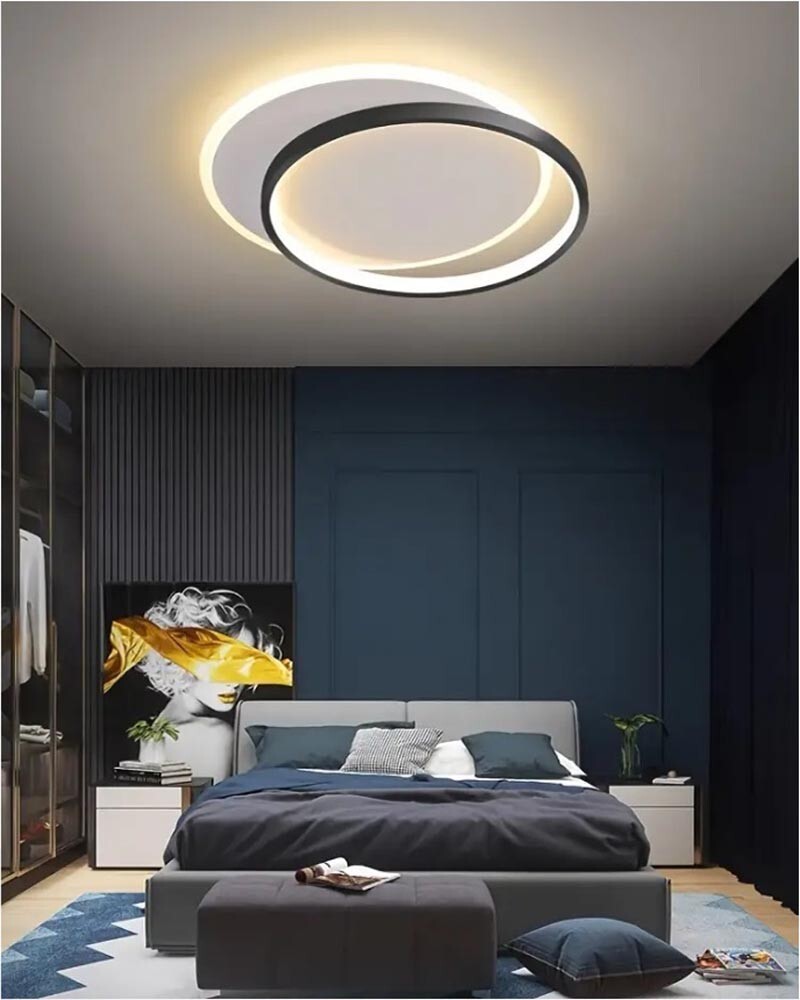 Plafoniera LED 36W Rotonda da Soffitto: Luce Calda e Naturale Professionale