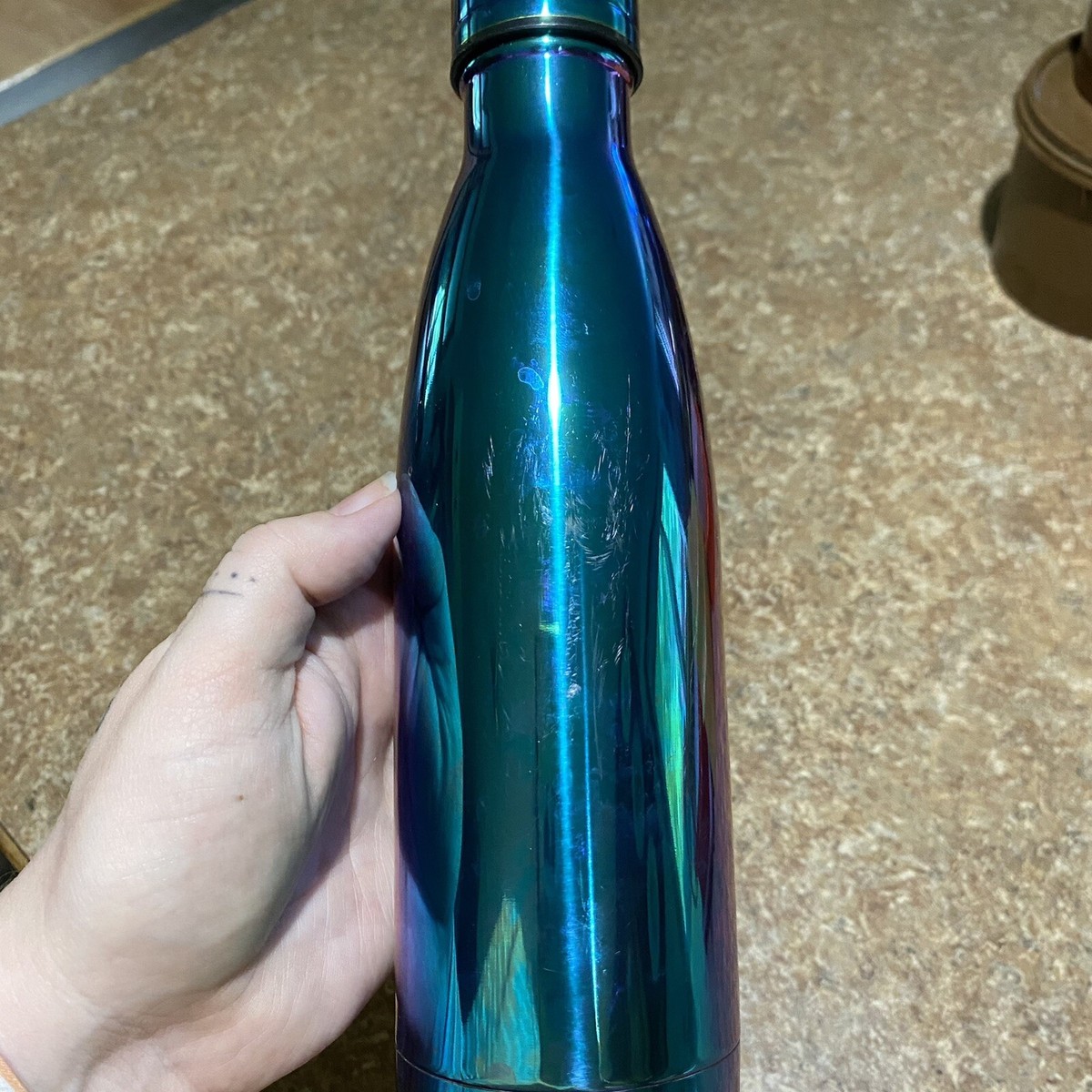 Starbucks Swell Blue Purple Iridescent Stainless Steel Water
