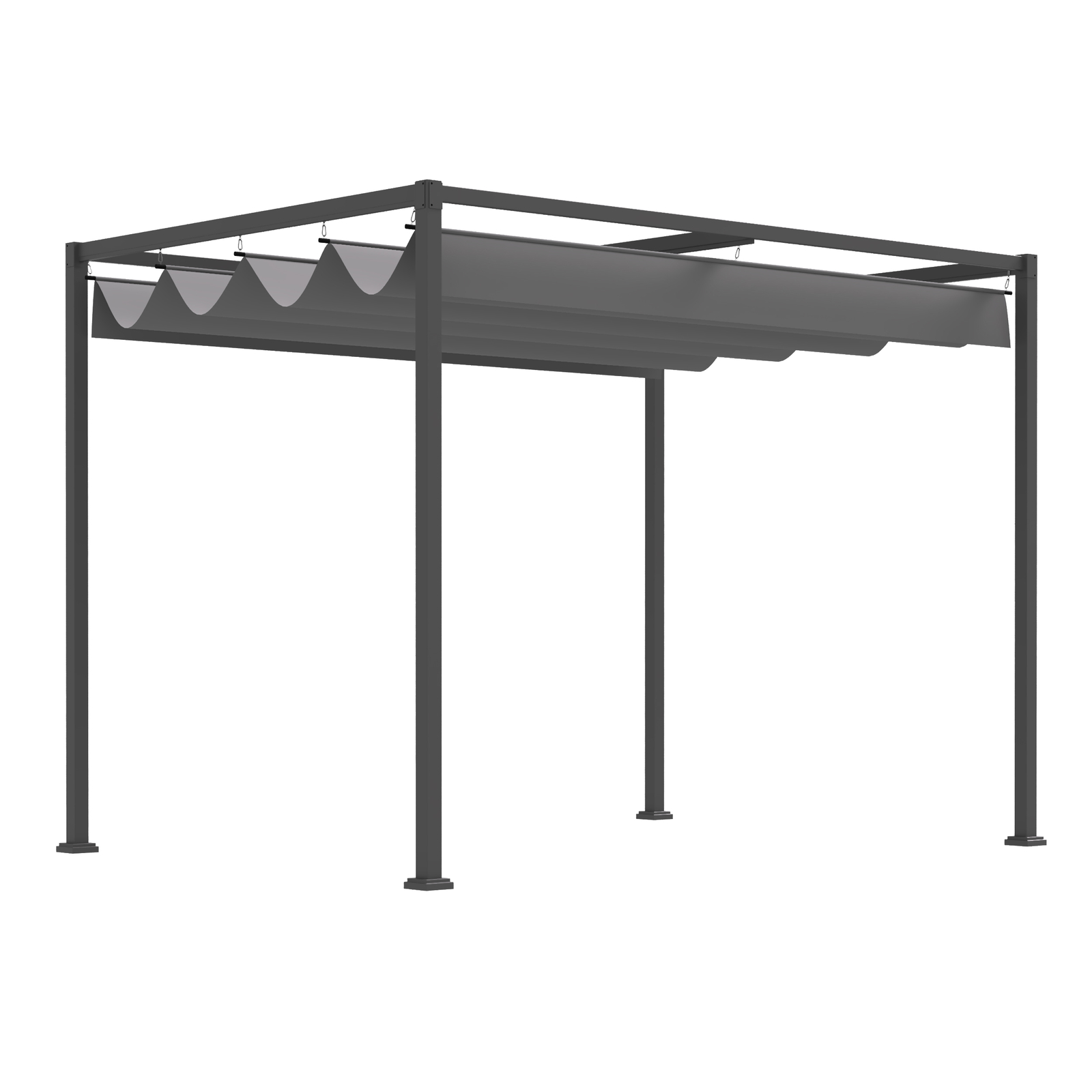 Outsunny 3 x 2m Metal Pergola Gazebo Patio | Grelly UK