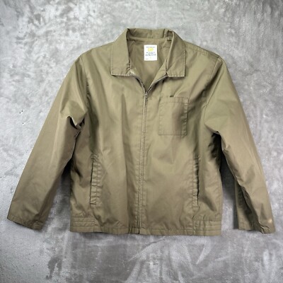 Vintage Y2K GAP Lined Jacket Mens L Brown Work Bomber