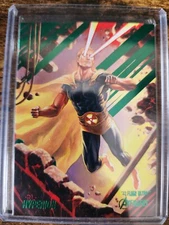 2022 Marvel Fleer Ultra Avengers Hyperion Green Foil Parallel #32