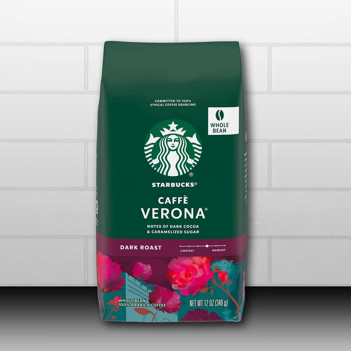 Starbucks Coffee Caffe Verona Whole Bean Coffee 12 oz Bag