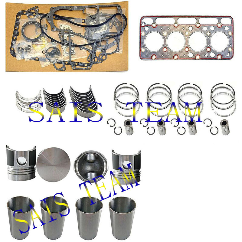 404D-22 Engine Overhaul Rebuild Kit fits for Perkins W/Ring Piston