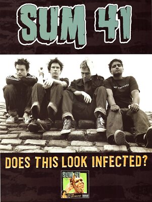 SUM 41 Does This Look Infected? 24 x 18 Promo Poster | eBay