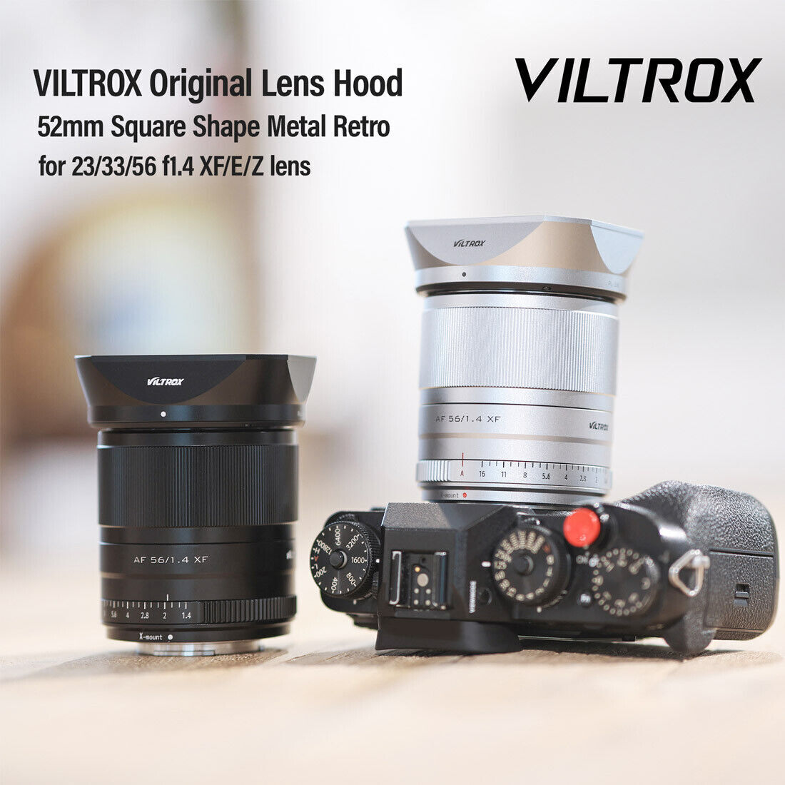 VILTROX Square Metal Lens Hood 52mm For Viltrox E/X/Z/M VILTROX Square Metal Lens Hood 52mm For Viltrox E/X/Z/M