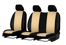 TAILORED SEAT COVERS For VAUXHALL VIVARO B 2014 - 2018 EMBOSSED ART. LEATHER