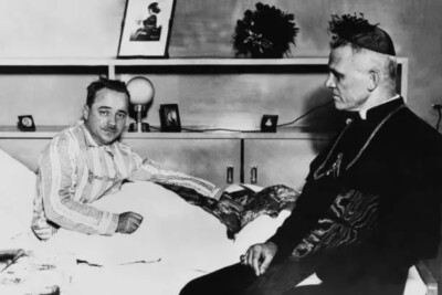 Österreichischer Bundeskanzler Dollfuß nach Attentat Mgr 1933 4x6 Foto