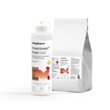NewPharm INSECTOSEC Insetticida NATURALE x acaro del pollo, formiche, scarafaggi