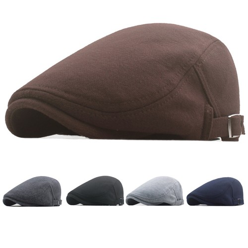 Béret Style Britannique Homme | Multi Tailles | Chapeau Gavroche Tissu Casual