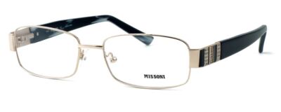 Missoni Designer Lesebrille MI14801 IN Gold/Schwarz