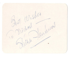 Skitch Henderson Signed Card 1962 /Autographed Classical Composer Pianist