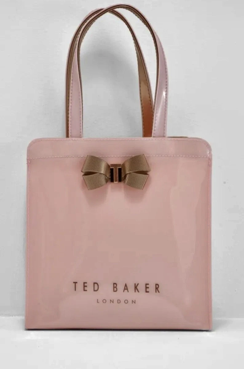 Ted Baker London Tote Bag Pink With Bow PVC Never Without My