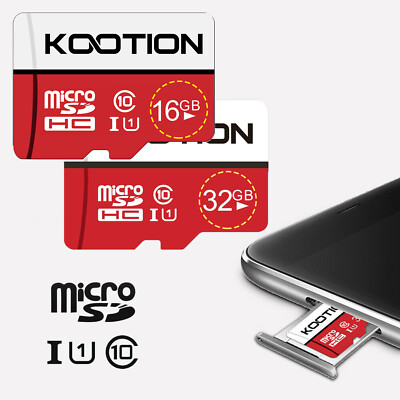 16/32GB Micro SD TF Card SDHC Class 10 U1 Flash Memory Cards For Phone Camera