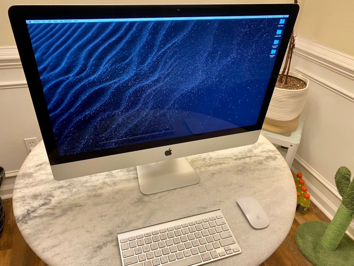 2012 imac 27 with upgrades. 24gb Ram, 1TB hard drive very