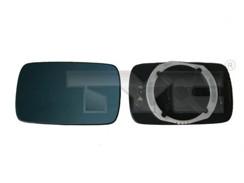 Left TYC 303-0072-1 mirror glass, exterior mirror for BMW