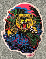 Neff Skateboard Sticker Killer Bear The Neff Company Dealer Window Sticker