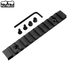 Keymod 11 Slot 5 inch Picatinny Weaver Rail Section - Aluminum