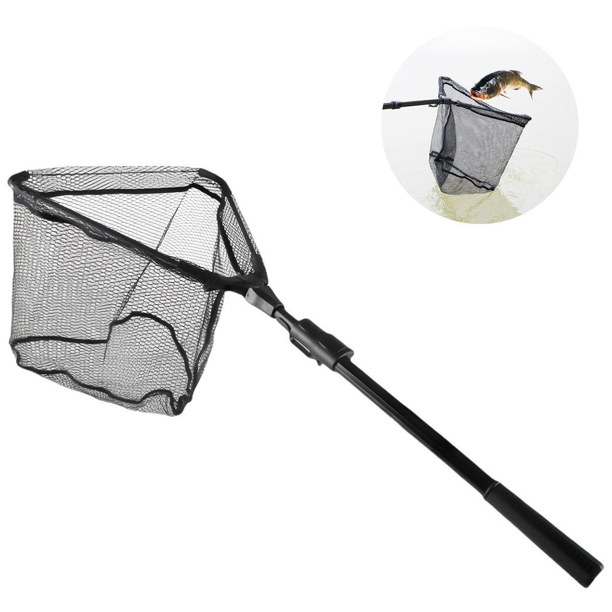 Kayak Net 36 Inch Carp & Pike Landing Net Brand New Green Fishing Net With Free Float Musky Net Kayak Net 36 Inch Carp & Pike Landing Net Brand New Green Fishing Net With Free Float Musky Net