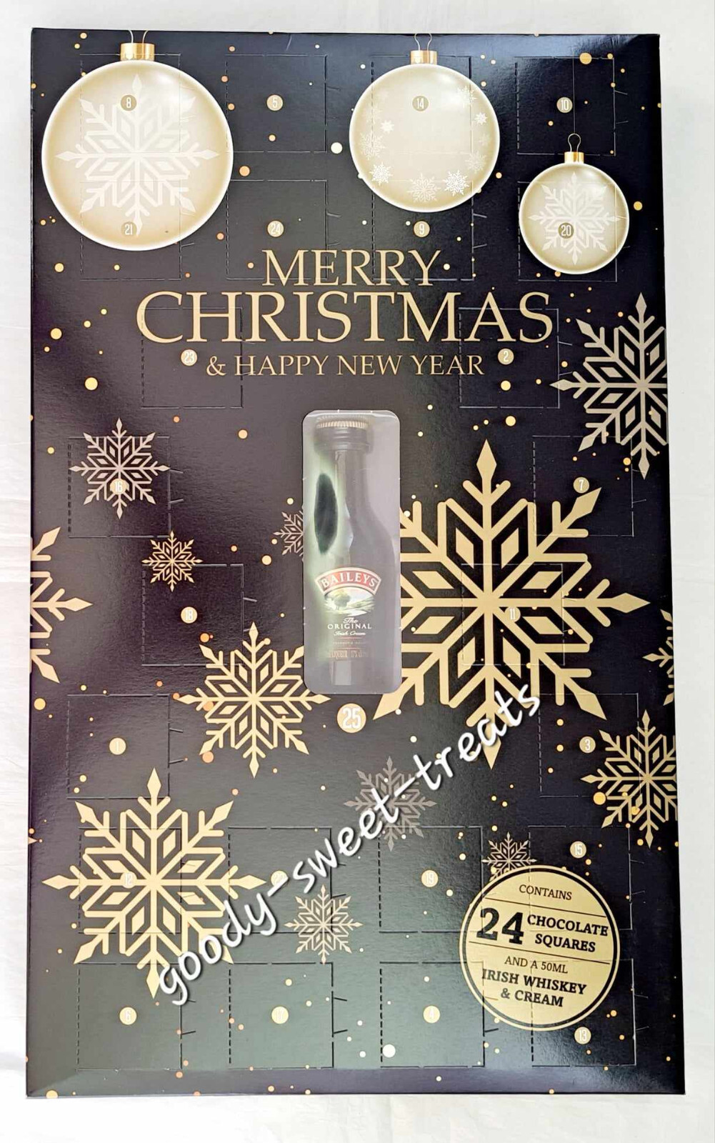 Baileys Irish Cream Advent Calendar Chocolate Squares 50ml Baileys