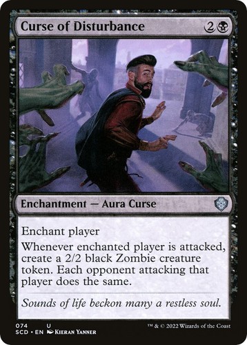 mtg curse commander deck of Bounty [Starter Decks] Near Mint Each opponent attacking that player does the same. Curse of Disturbance - Starter