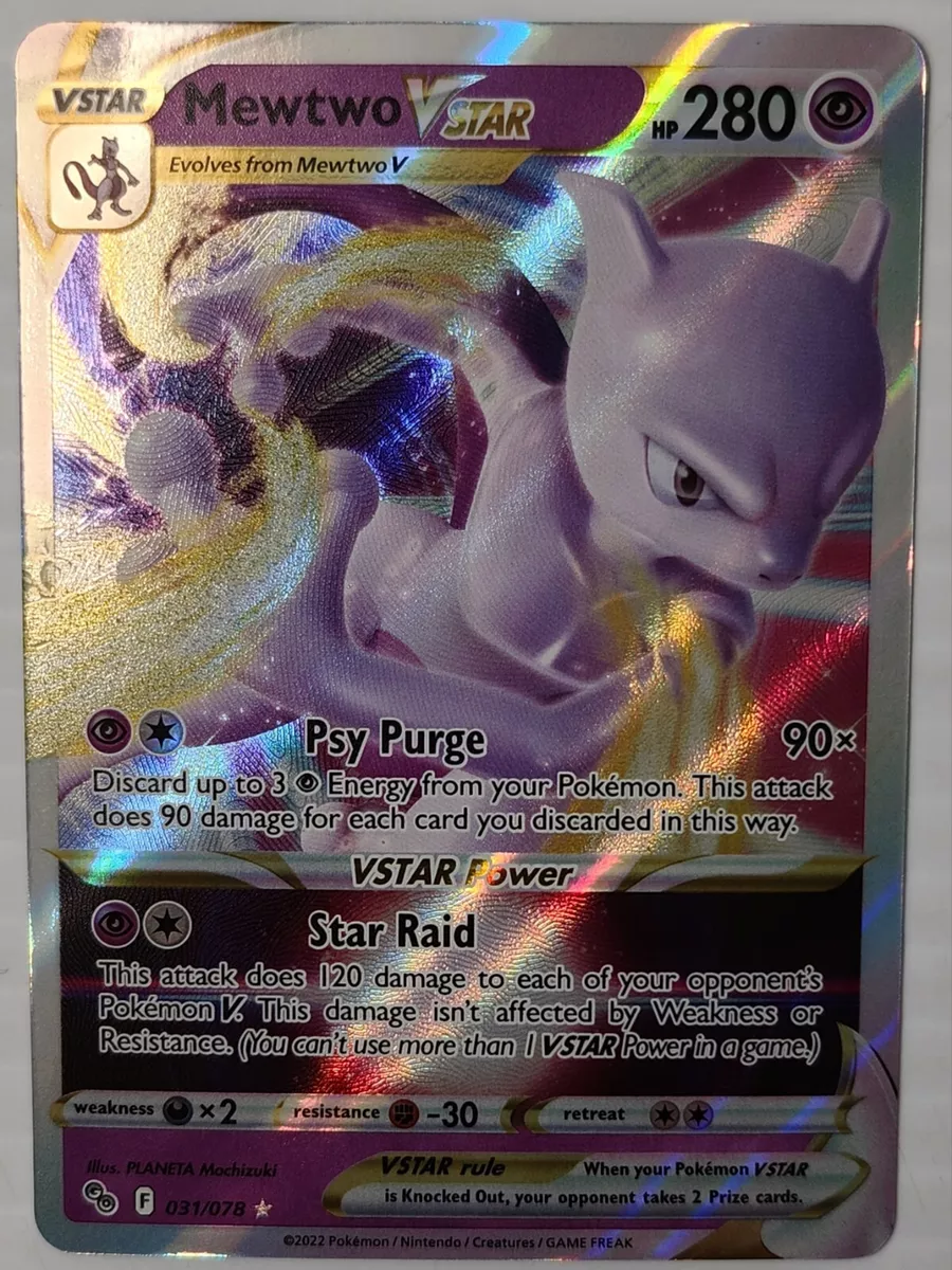 Mewtwo VSTAR - Pokémon Go Pokémon card 031/078