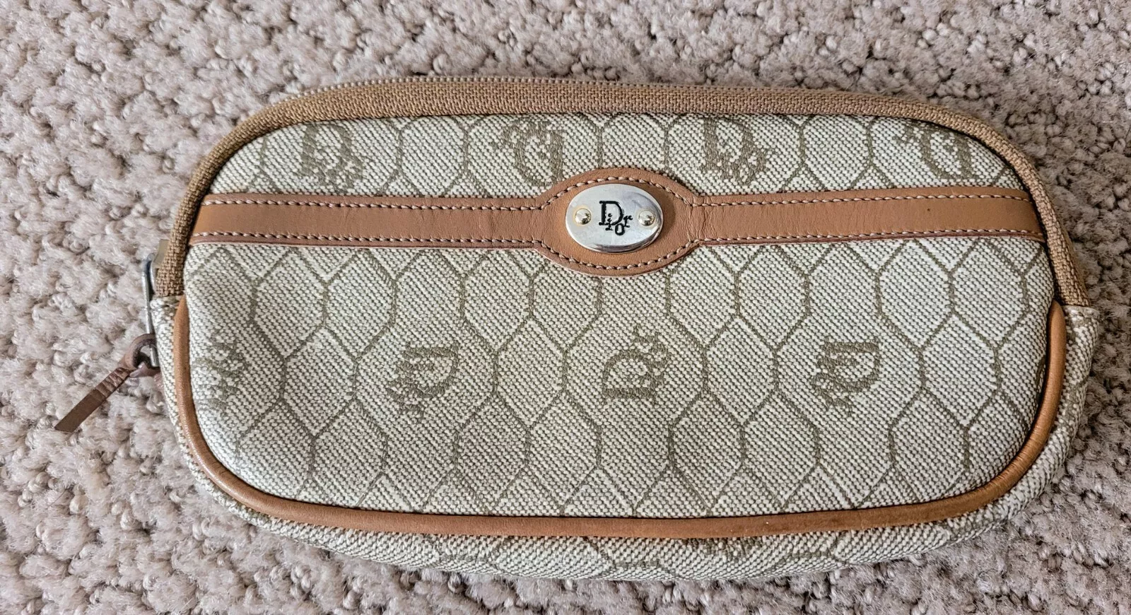 SAC DE VOYAGE COSMÉTIQUE AUTHENTIQUE CHRISTIAN DIOR PVC & CUIR PVC