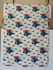 VINTAGE, ORIGINAL 1989 DC COMICS BATMAN TWIN FLAT BED SHEET