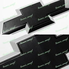 For 2022+ Chevrolet Refreshed Silverado 1500 Bowtie Tailgate Black Emblem X1