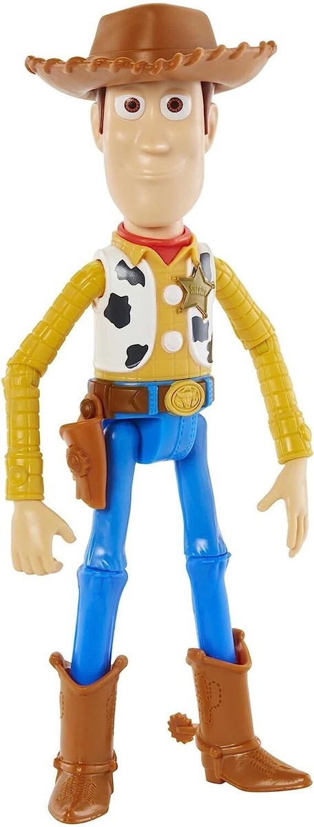 Disney Pixar Toy Story Woody Action Figure, 9.2-in Poseable GTT14