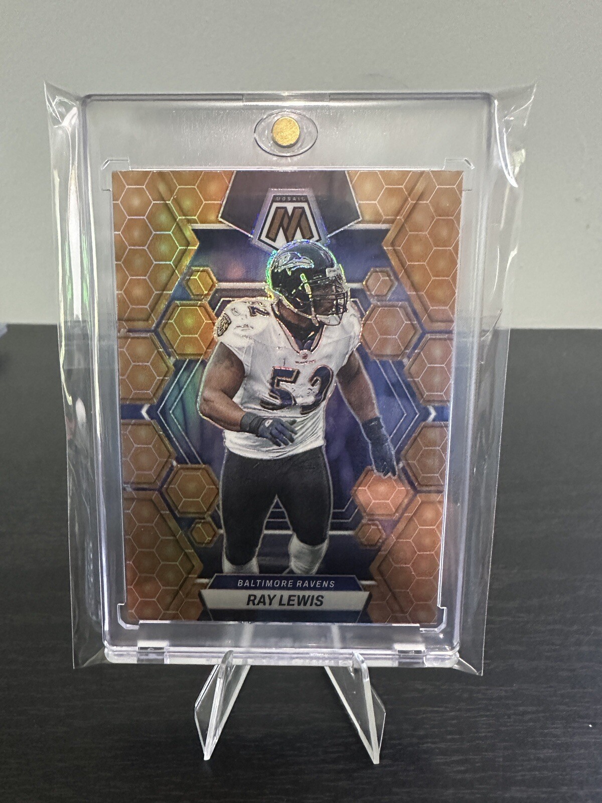 2023 Panini Mosaic Ray Lewis #17 Honeycomb Prizm SSP Ravens