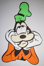 Mickey Goofy Face Die Cut Paper Piecing Scrapbook Embellishment