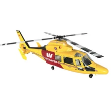 Roban 800 size AS365 Dauphin ARF RC Helicopter Life Saver Model Helicopter