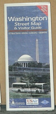 1994 Street Map and Visitor Guide of Washington DC