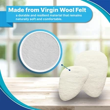 Hapad Metatarsal Pads Large 3/8",Metatarsal Pad for Metatarsalgia and Morton’...