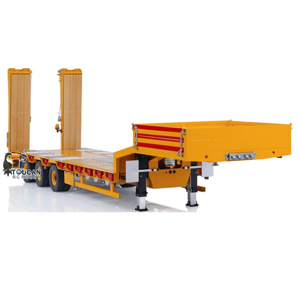 LESU 1/14 Metal Assembled Hydraulic RC Electronic Lifting Trailer EL ...