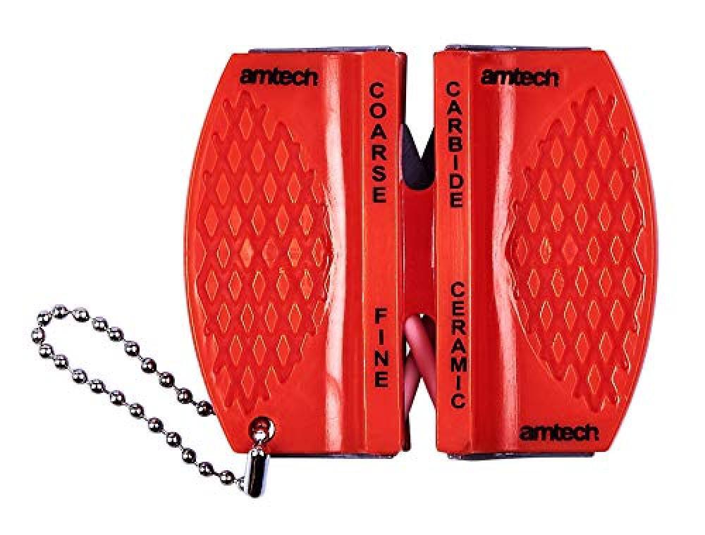 (TG. Taglia unica) Am-Tech - Affilatore manuale - NUOVO