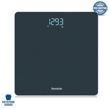 Blue Digital Bathroom Scale 400lb with LED Display  Auto Shut Off