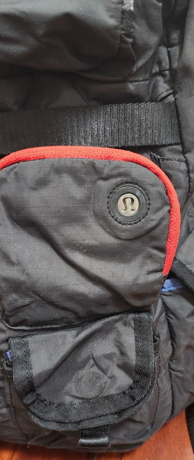 Lululemon Athletic Backpack Black Multicolor Pock… - image 4
